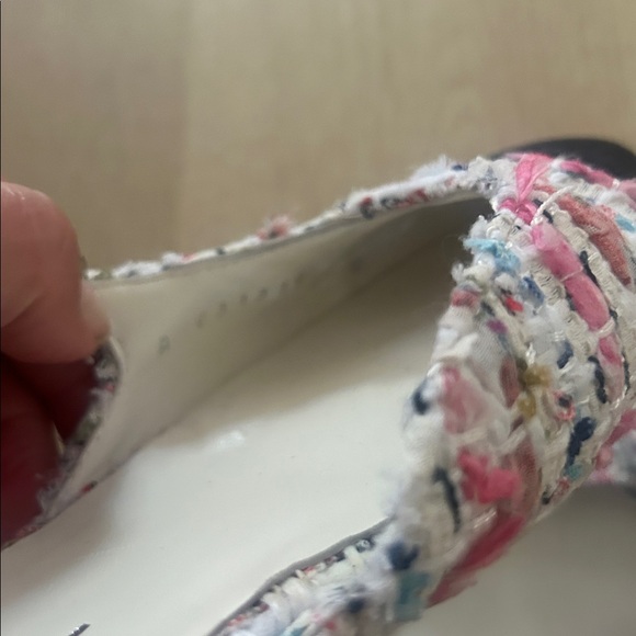 tweed sling back flats 37 - Picture 6 of 6